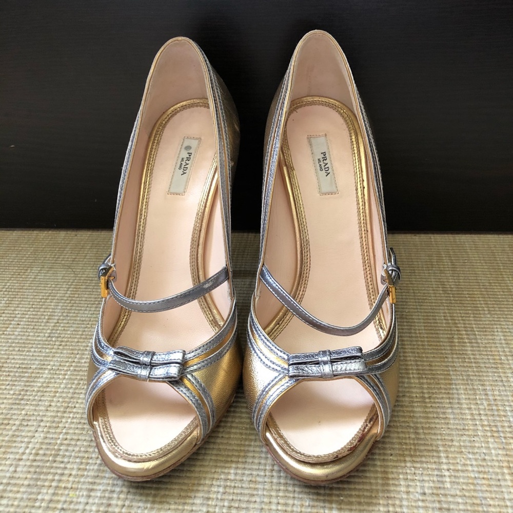 Prada vintage crystal heels size 6 - Picture 2 of 13
